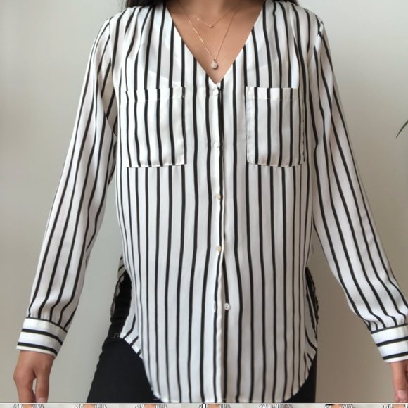 H&M Button-down Striped Shirt - Picture 9 of 9